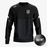 Queenstown Gaels KCS Helios Crew Neck Top - Black / Black / White