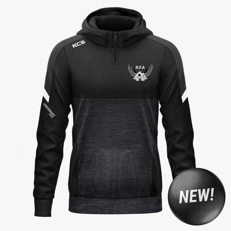 RFA Swans KCS Helios Half Zip Hoodie Black/White