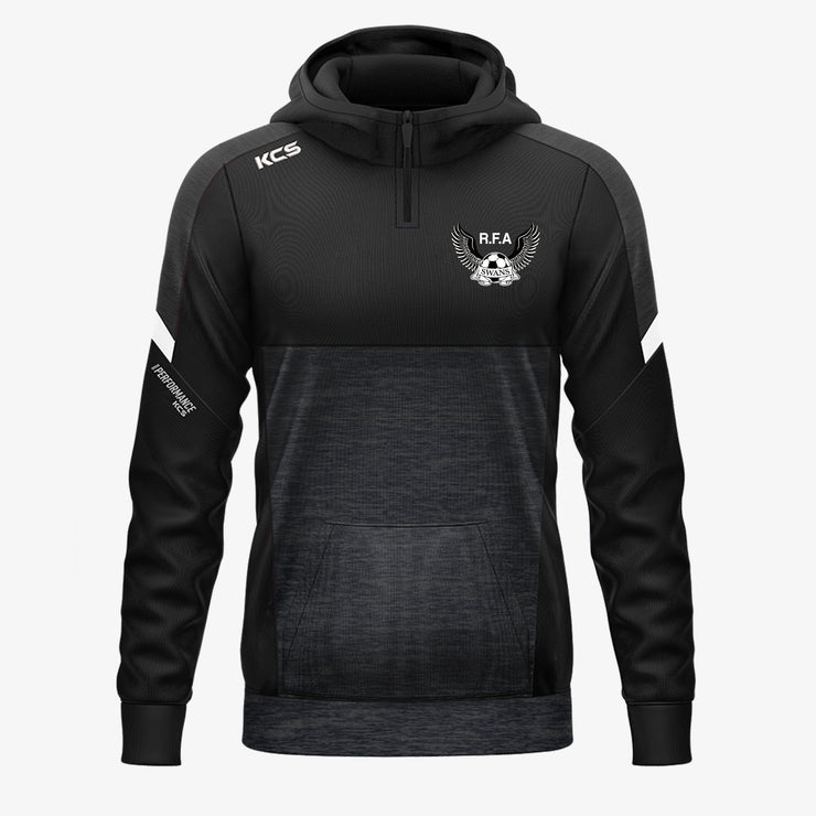 RFA Swans KCS Helios Half Zip Hoodie Black/White