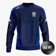 Raharney United KCS Helios Crew Neck Top - Navy / Royal / White