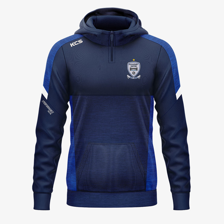 Raharney United KCS Helios Half Zip Hoodie - Navy / Royal / White
