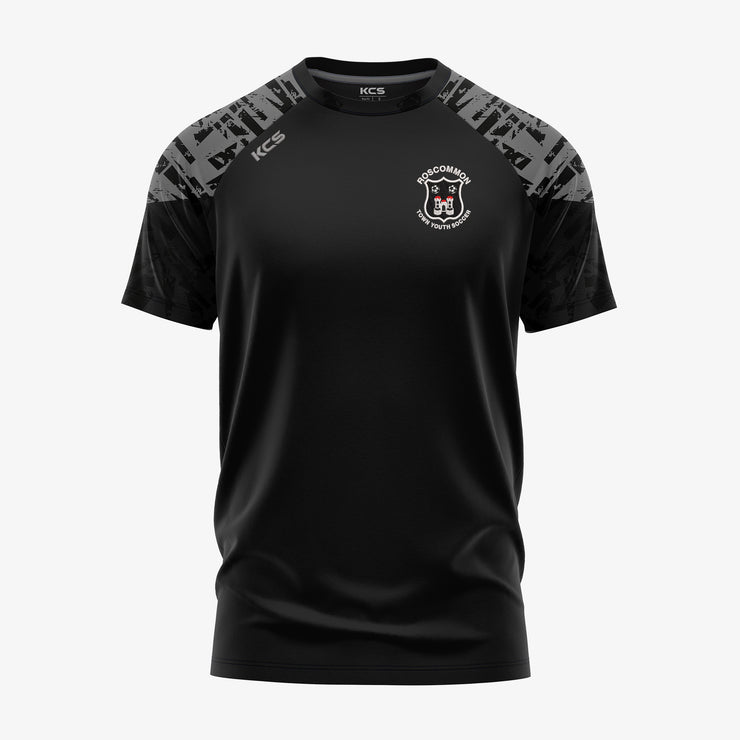 Roscommon Town Youth Soccer KCS Apollo Tee Black/Grey