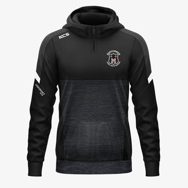 Roscommon Town Youth Soccer KCS Helios Half Zip Hoodie Black/White
