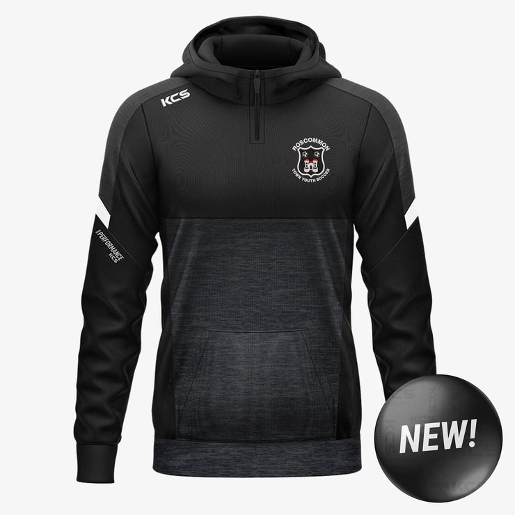 Roscommon Town Youth Soccer KCS Helios Half Zip Hoodie Black/White