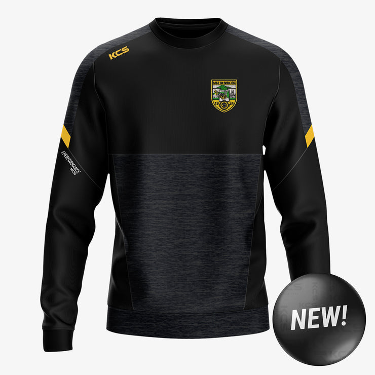 Rosemount GAA KCS Helios Crew Neck Top Black/Black/Gold