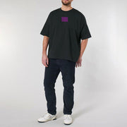 James “BOR” Doyle - Oversized T-Shirt with Pink Embroidered Logo