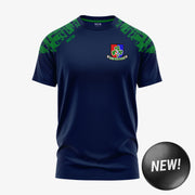 Shamrocks GAA Offaly KCS Apollo Tee Navy/Green