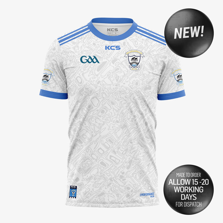 Shandonagh GAA Training Jersey - White / Sky