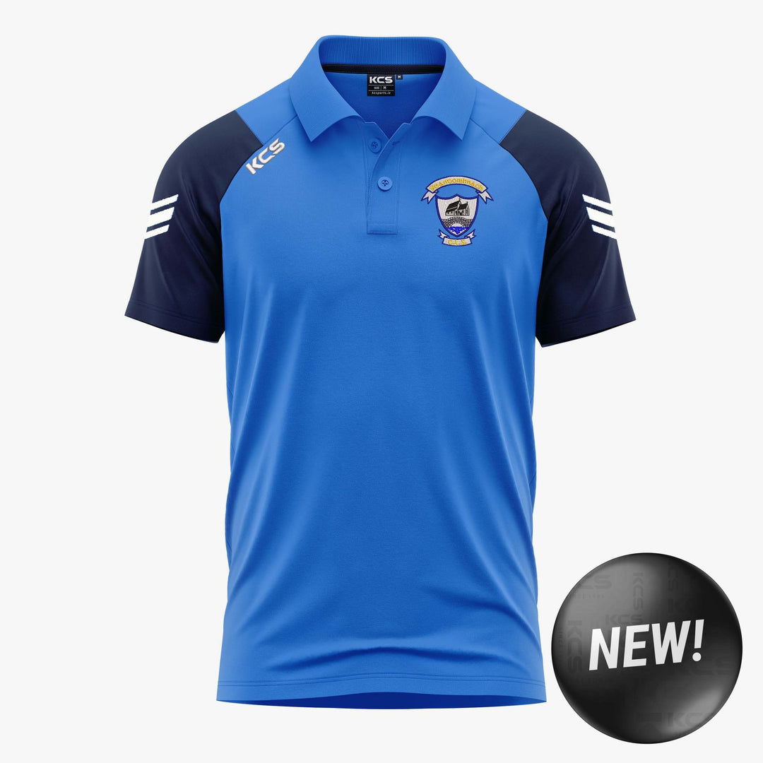 Shandonagh GAA KCS Soul Polo Shirt Navy Sky Blue KC Sports