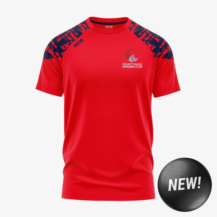 Sligo Swim Club KCS Apollo Tee Red/Navy