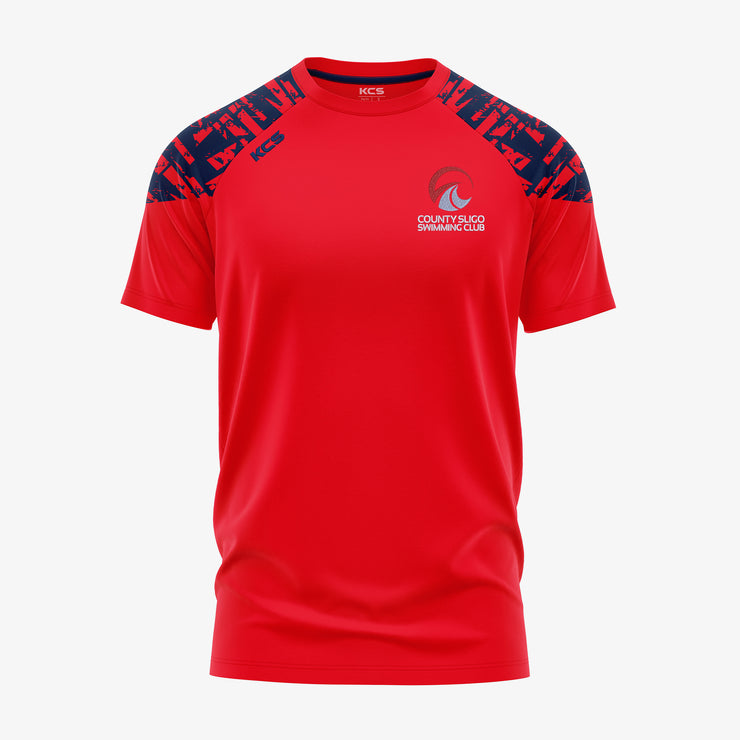 Sligo Swim Club KCS Apollo Tee Red/Navy