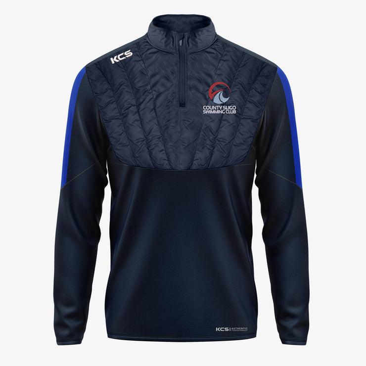 Sligo Swim Club KCS Winterized Quarter Zip Top Navy/Royal