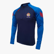 New York GAA KCS Soul Quarter Zip Top Navy/Royal Blue