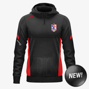 Spink Celtic FC KCS Helios Half Zip Hoodie Black/Red