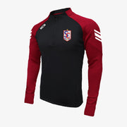 Spink Celtic FC KCS Soul Quarter Zip Top Black/Red