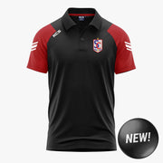 Spink Celtic FC KCS Soul Polo Shirt Black/Red