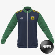 St. Brigid's Gaels Longford Adidas Club Anthem Zip Navy/Green/Gold