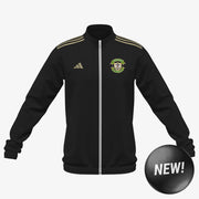 St. Brigids Camogie Club Westmeath Adidas Club Anthem Zip Black/Metallic Gold