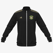 St. Brigids Camogie Club Westmeath Adidas Club Anthem Zip Black/Metallic Gold