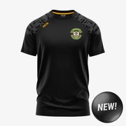 St. Brigids Camogie Club Westmeath KCS Apollo Tee Black/Graphite/Gold