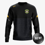 St. Brigids Camogie Club Westmeath KCS Helios Crew Neck Top Black/Black/Gold