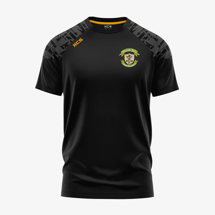 St. Brigids Hurling Club Westmeath KCS Apollo Tee Black/Graphite/Gold