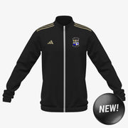 St. Vincent's GAA Offaly Adidas Club Anthem Zip Black/Metallic Gold