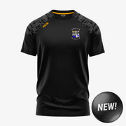 St. Vincent's GAA Offaly KCS Apollo Tee - Black / Graphite / Gold