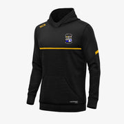 St. Vincent's GAA Offaly KCS Astro V2 Hoodie Black-Black Melange-Solid Amber Gold