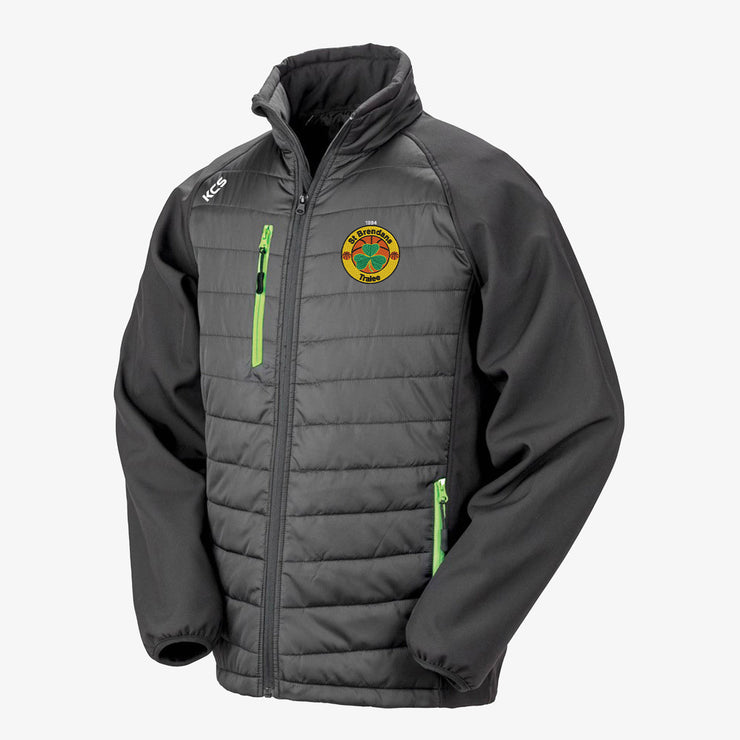St Brendan’s Basketball Club KCS Compass Jacket - Black / Green