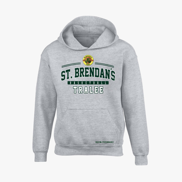 St Brendan’s Basketball Club KCS Detroit Junior Hoodie - Sports Grey