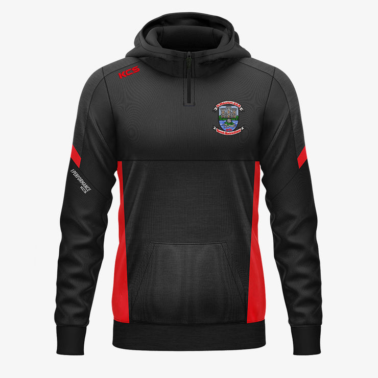 St Malachys GAA KCS Helios Half Zip Hoodie Black/Red