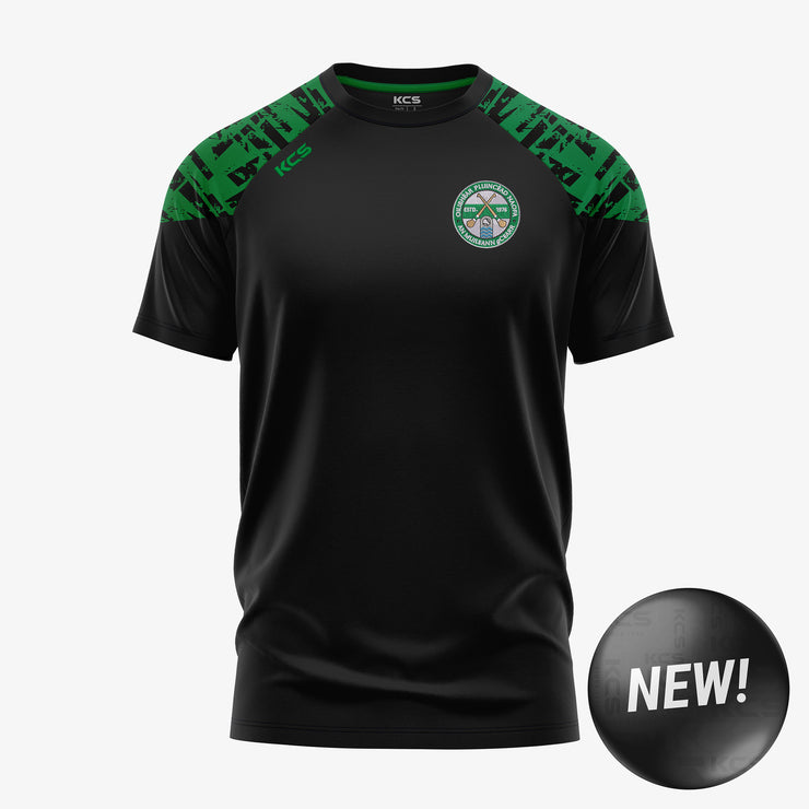 St Oliver Plunketts Mullingar KCS Apollo Tee Black/Green
