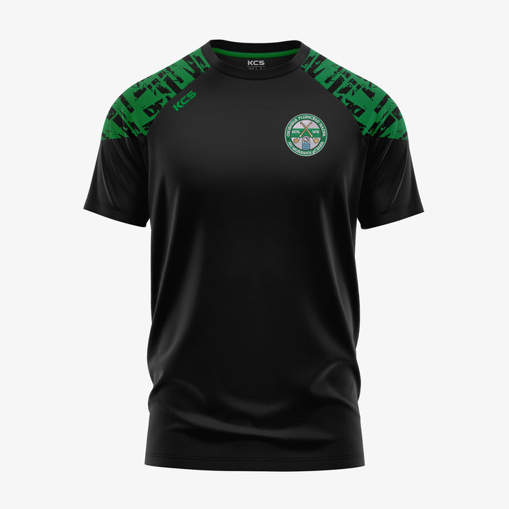 St Oliver Plunketts Mullingar KCS Apollo Tee Black/Green