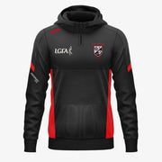 St Pauls Delvin LGFA KCS Helios Half Zip Hoodie Black/Red