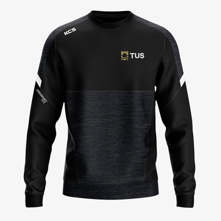 TUS KCS Helios Crew Neck Top Black/Black/White