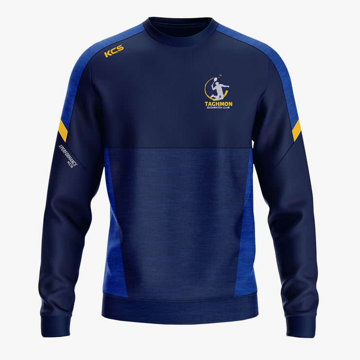 Taghmon Badminton Club KCS Helios Crew Neck Top Navy/Royal/Gold