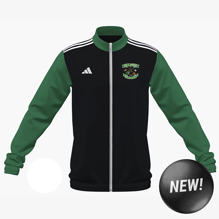 The 2 Johnnies Adidas Club Anthem Zip Black/Green/White