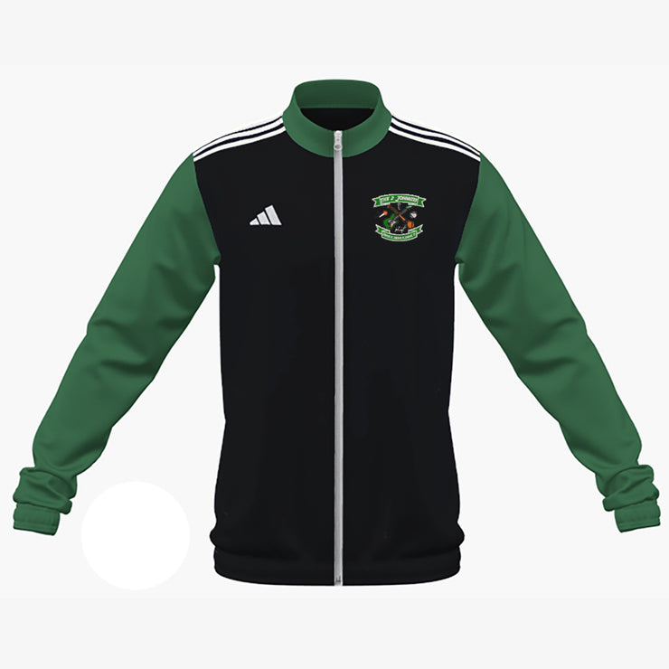 The 2 Johnnies Adidas Club Anthem Zip Black/Green/White