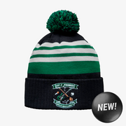 The 2 Johnnies White Stripe Beanie