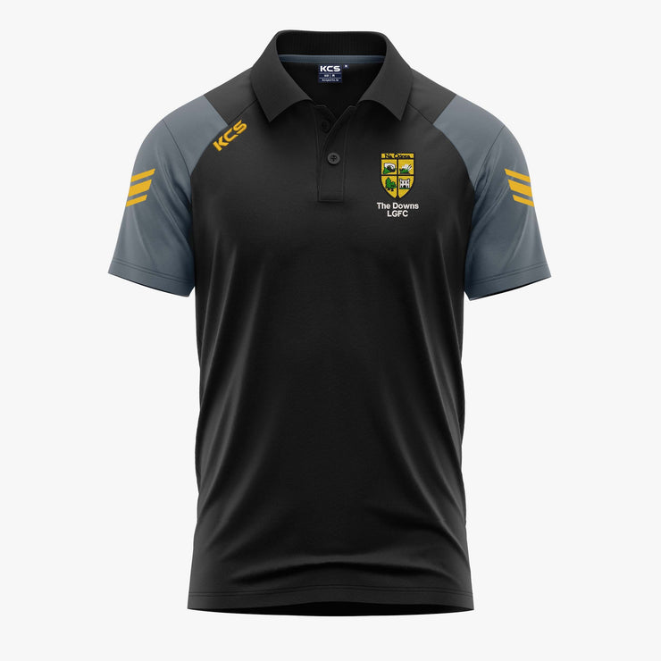 The Downs Ladies KCS Soul Polo Shirt Black/Graphite