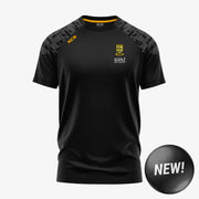 The Downs Ladies KCS Apollo Tee Black/Graphite/Gold