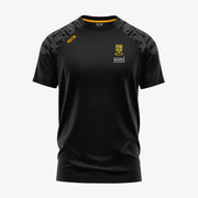 The Downs Ladies KCS Apollo Tee Black/Graphite/Gold