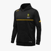 The Downs Ladies KCS Astro V2 Hoodie Black-Black Melange-Solid Amber Gold