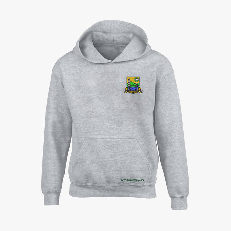 Tubberclair GAA - Detroit Junior Hoodie / Green / White / Melange Grey