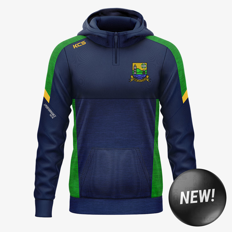 Tubberclair GAA KCS Helios Half Zip Hoodie Navy/Green/Gold