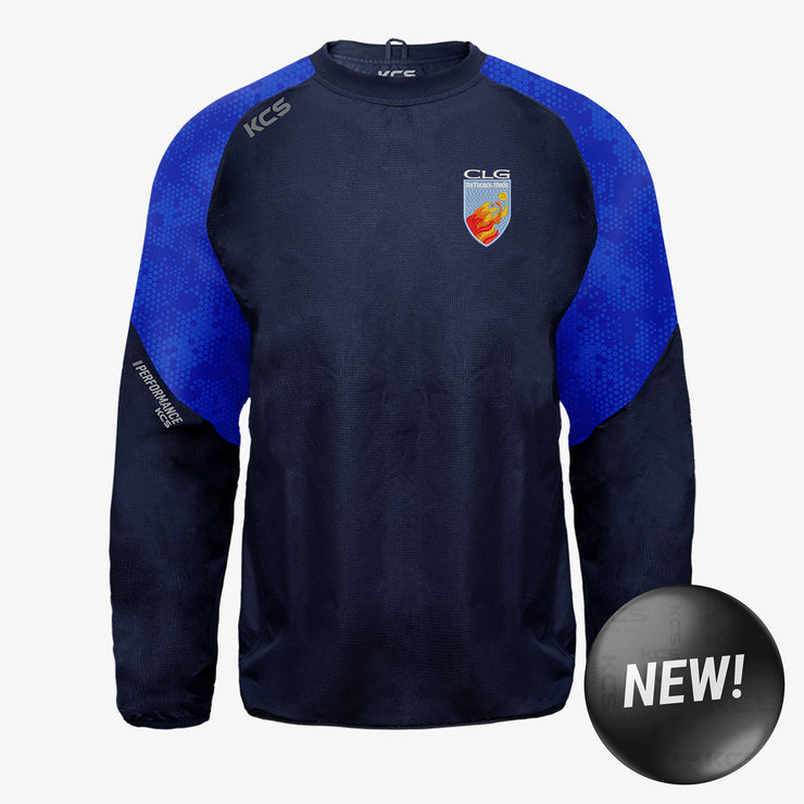 Tullamore GAA KCS Focus Windcheater Navy/Royal