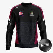 Tulsk GAA KCS Helios Crew Neck Top Black/Maroon/White