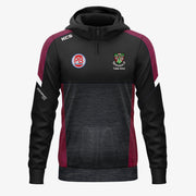 Tulsk GAA KCS Helios Half Zip Hoodie Black/Maroon/White