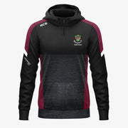 Tulsk GAA KCS Helios Half Zip Hoodie Black/Maroon/White